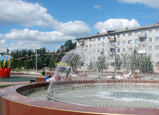 Фонтан в 3-м микрорайоне