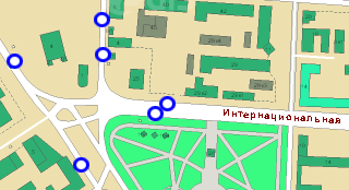 Система &laquo;Мой маршрут&raquo;. Остановки общественного транспорта на карте Омска