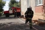 Пожарные приступили к ликвидации условного очага возгорания