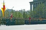 Строгие шеренги воинов современной России на параде в честь Великой Победы