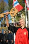 Символический ключ — в руках Владислава Томашевского, участника первенства России по баскетболу
