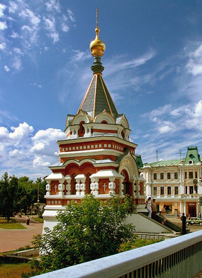 Serafimo-Alexeevskaya Chapel in Omsk