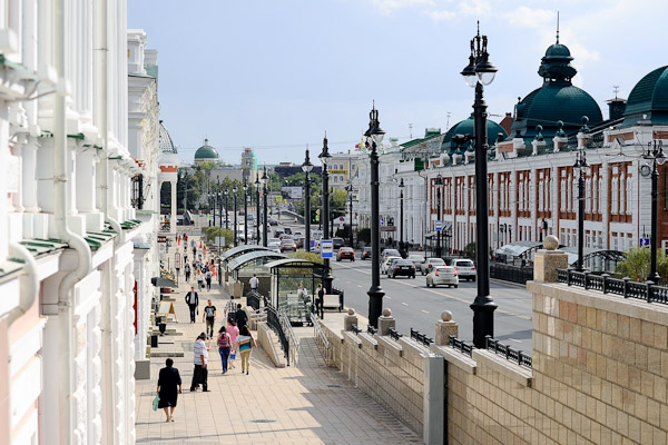 Благоустройство улицы Ленина в Омске