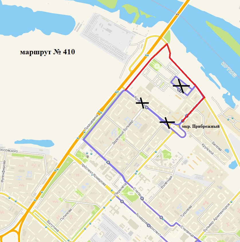 Схема маршрута