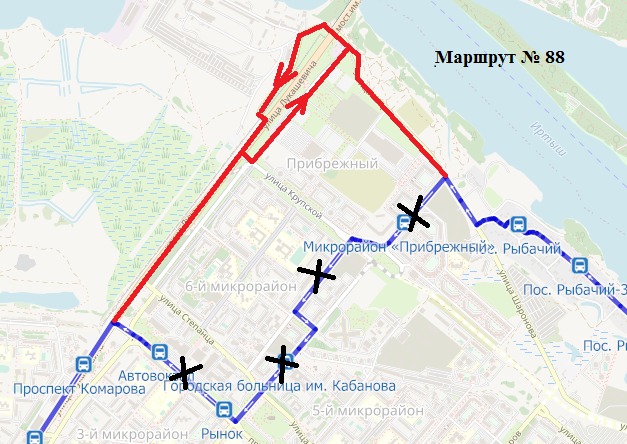 Схема маршрута