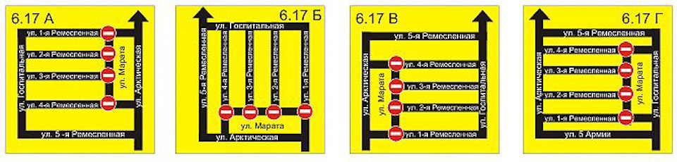 Дорожная схема