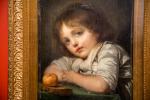 А вот и визитная карточка музея! Жан-Батист Грез (1725–1805). Девочка с яблоком