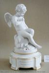 Menacing Cupid. Etienne Maurice Falconet. 1898. Replica of the Falconet’s model of 1758. Bisque porcelain, gold covering
