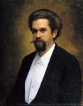 Kramski I.N. Porträt des Cellospielers S.J. Morozov. 1885. Leinen, Öl