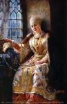《窗面的女士》，К•Е•马克罗夫斯基，1885年，油画