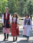 Делегация Республики Польша в национальных костюмах