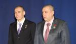 Герой России Дмитрий Перминов (слева) и глава администрации Кировского округа Сергей Фролов