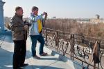Продолжение экскурсии на крыше Администрации города Омска
