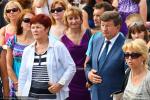 Церемонию посетил мэр Омска Вячеслав Двораковский с супругой Валентиной