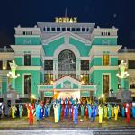 Железнодорожный вокзал стал стартовой площадкой олимпийской эстафеты