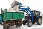 Грязный снег с улиц вывозится на специально обустроенные полигоны