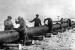 В годы войны принято решение о строительстве Большого водопровода. 1945