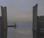 В.Л. Долгушин (1943–2015). Большая вода. 1980. Бумага, пастель; 68,0×80,0