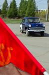 Правила дорожного движения неуклонно соблюдаются во время пробега. Москвич-407