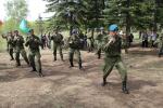 Показательное выступление десантников