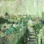 Е.В. Боброва (1983 г. р.). Изумрудный город. 2007. Оргалит, масло