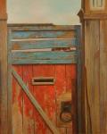 Г.П. Кичигин (1951 г. р.). Калитка. 1993. Холст, масло