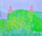 Николай Молодцов. 1956 г. р. Тополиный пух. 2010. Холст, масло. 70,0×80,0