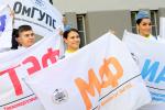Фрагмент открытия торжественной линейки в ОмГУПС