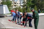 Возложение цветов к мемориалу