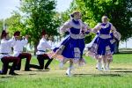 Казачий танец — творческий подарок для приглашенных ветеранов