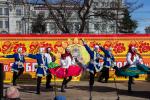 Ансамбль «Иртыш» на сцене сквера имени Дзержинского