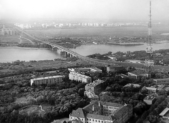Панорама части Советского округа с вертолета