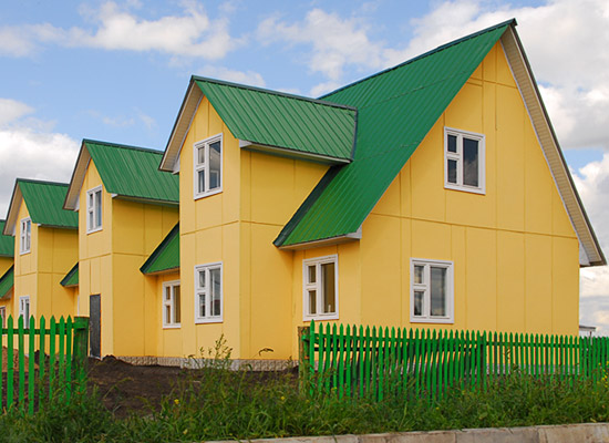Малоэтажные дома на улице Завертяева, Омск