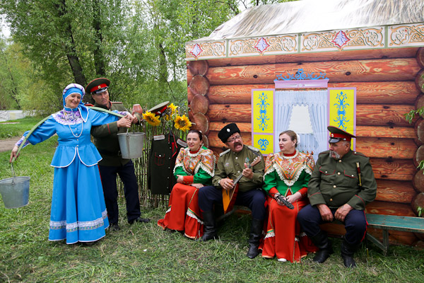 Cossack village installation