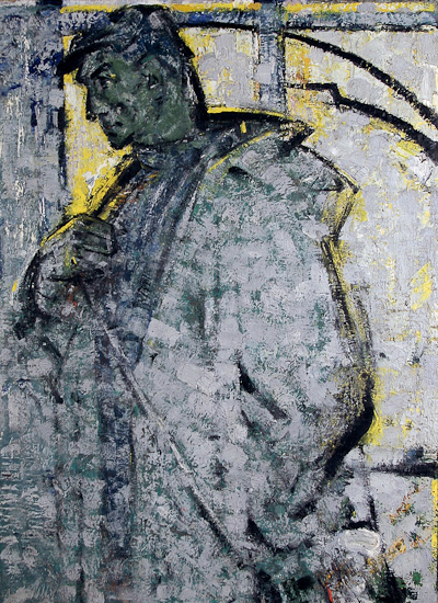 Николай Брюханов (1928–1979). Хлебороб. 1962. Холст, масло; 121×89 см